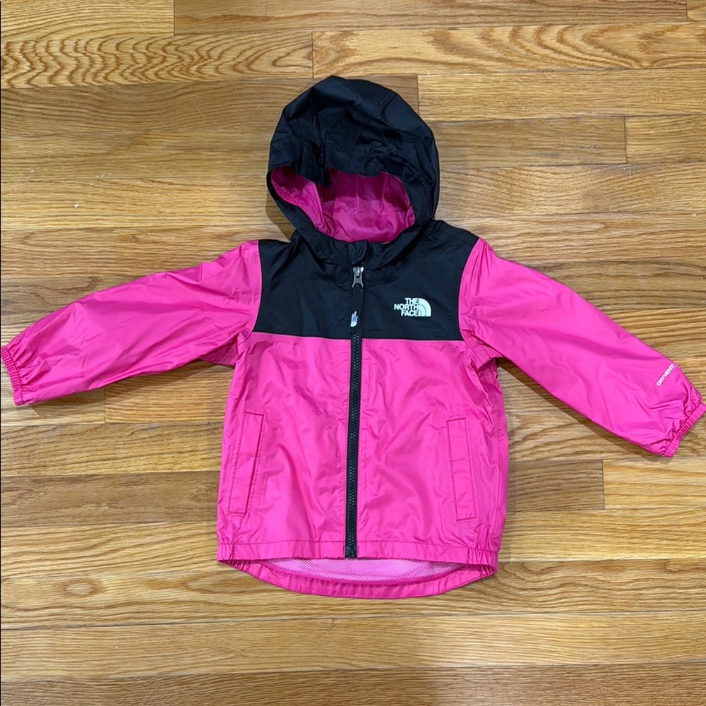The North Face Pink and Black Hooded Jacket